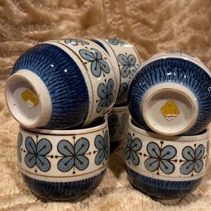 ~MCO~ Vintage Set of 6 Japanese Tea/Sake Cups
